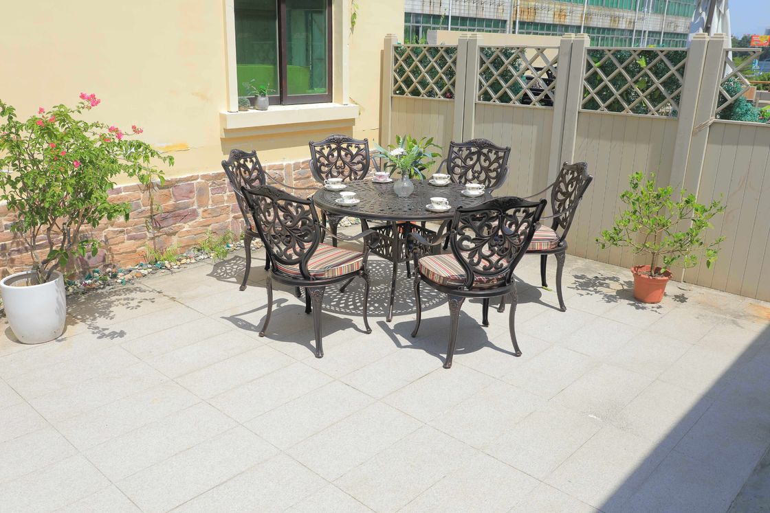 Rotatory Table Chair Modern Style Fixed Rotary Outdoor Table and Chairs with Optional Rattan ...