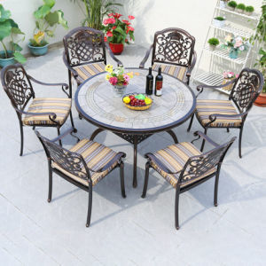Outdoor Furniture for Hotel Villa Courtyard Three or Five-Piece Chair Combination Set