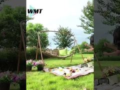 De Luxe Garden Swing with Sturdy Frame | Waterproof, UV-Resistant Outdoor Swing Chair | Heavy-Duty &